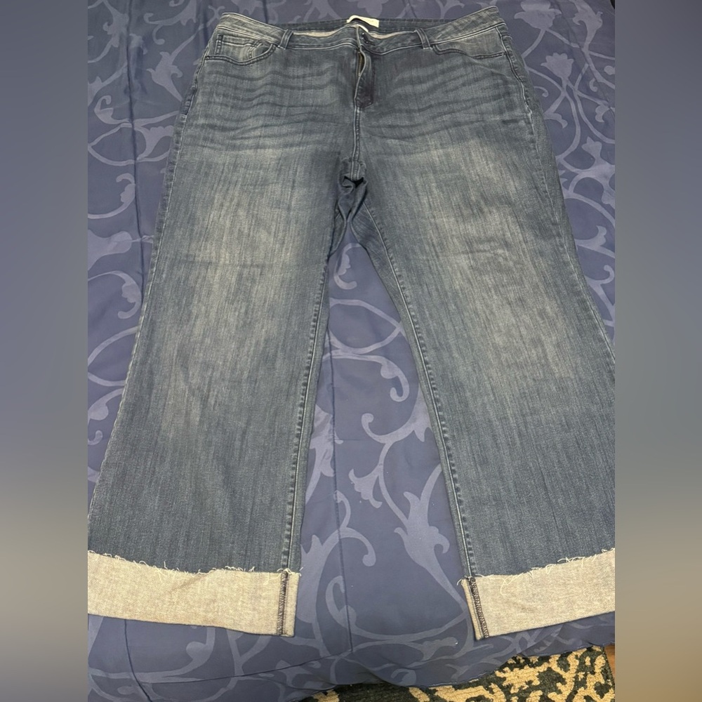 Wide leg Lane Bryant jeans